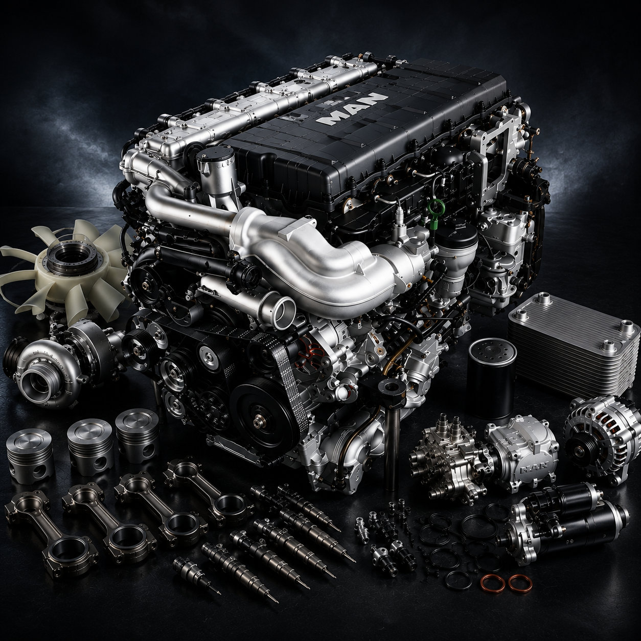 MAN motor yedek parçaları